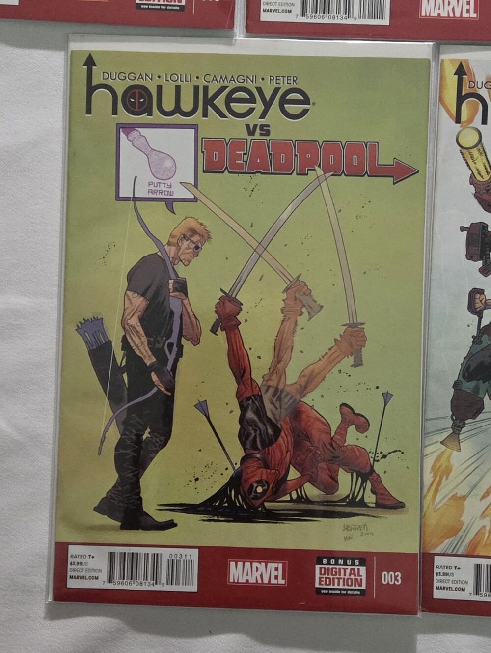 Hawkeye vs Deadpool (2014) comic book lot - Picture 5 of 7